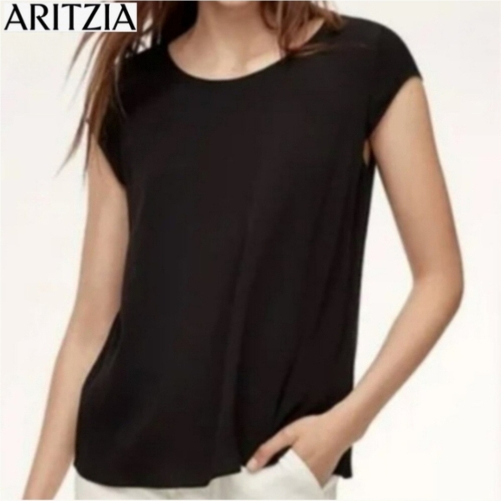 🇨🇦 Aritzia - Wilfred Free Juliger Blouse - Black